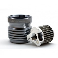 Scotts Performance Reusable Stainless Steel Micronic Oil Filter with Billet Housing - External Fitment